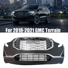 For 2018 -2021 Gmc Terrain Front Bumper Cover Grills Fog Lamp Cover