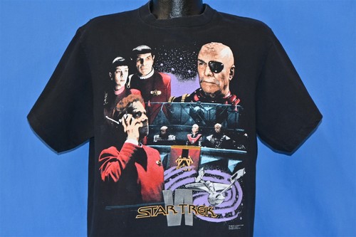 vintage 90s STAR TREK VI UNDISCOVERED COUNTRY KLINGON MOVIE t-shirt LARGE L