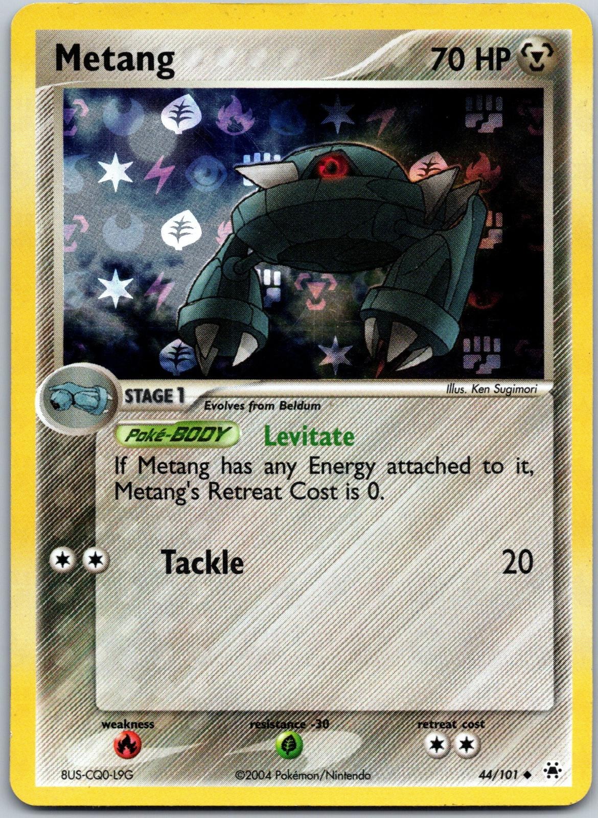 Metang 44/101 Reverse Holo Uncommon Hidden Legends Near Mint