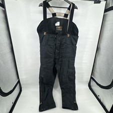 RefrigiWear Men's Insulated High Bib Overalls Style 345 Navy Blue Size Large