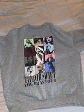Taylor Swift The Eras Tour Gray Crewneck
