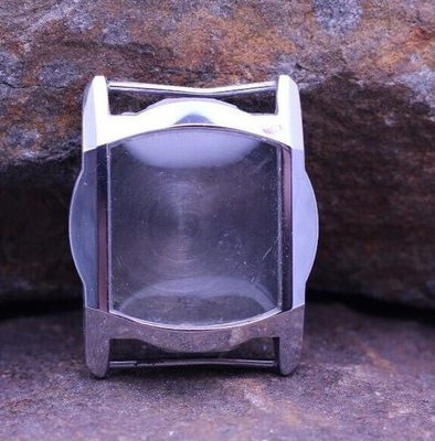 #ad SWISS TANK WRIST WATCH STAINLESS CASE NOS 25.3x30.7mm CASE DW $17.09