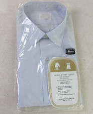 NOS vintage 1950's SEARS Perma-Prest Duralon Dress Shirt Lg 16 1/2 Made in Japan
