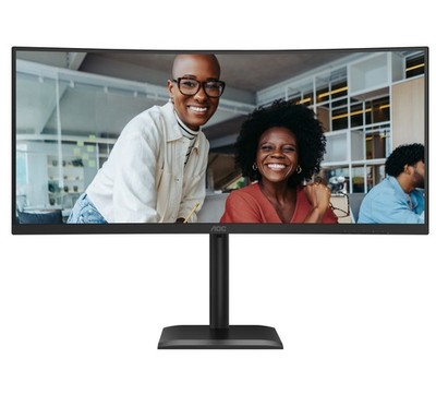 AOC CU34E4C Computer Monitor 86,4 cm (34'') 3440 x 1440 Pixel Schwarz