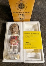 NEW 1994 Michael Jordan Limited Edition Bobblehead Red Bulls Jersey Upper Deck