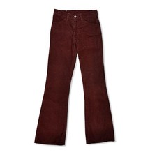 VTG 70s Levi's 646 Corduroy Bell Bottom Flare Pants 1583 White Tab 29x33 28x32 