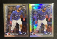 2025 Topps Chrome Steward Berroa #163 Refractor (RC) Base #163 Blue Jays