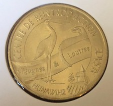 médaille touristique monnaie de paris haut-Rhin centre reintroduction hunawihr