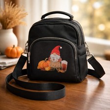 Multi Pocket Mini Backpack Purse