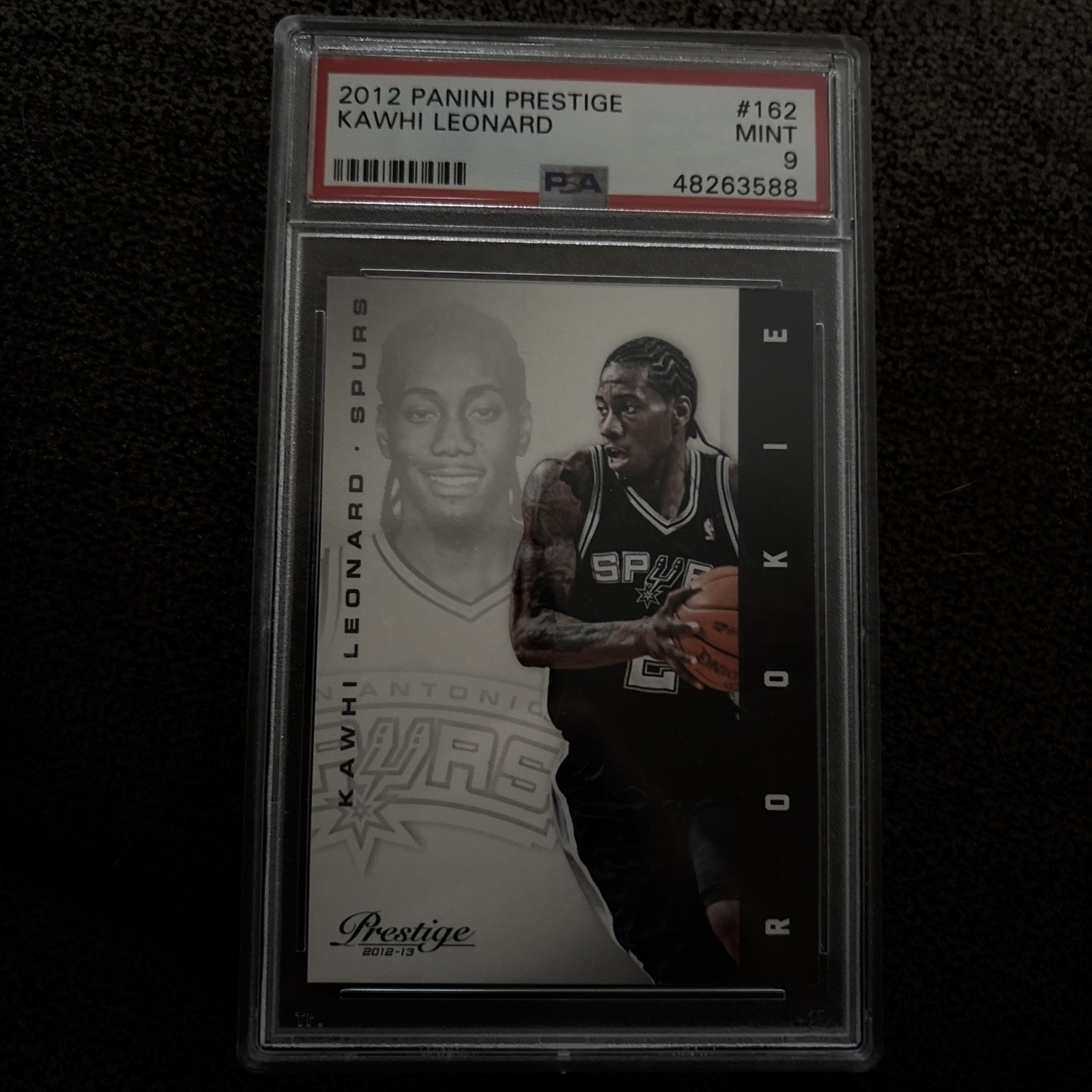 2012 Panini Prestige #162 Kawhi Leonard (RC) PSA 9 MINT