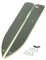 Holz Trittbretter Extra Lang FüR Simson Schwalbe KR51/1 KR51/2 Li+Re KR50 Schwar