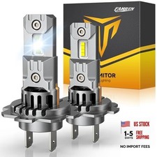 Upgraded Bulbs, 70000LM 1200 Ultra Bright 6500K White Light, Mini Size No H7