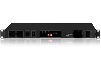 Power Conditioner Surge Protector 10 Outlets 3 Zones 15A LED Soundavo PMX-3300