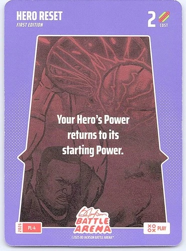 2026 Bo Jackson Battle Arena Play Card - Hero Reset SSP PL-4