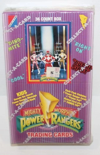 1994 Collect-A-Card MMPR Power Rangers Series 1 Cards Factory Sealed Box 36 Pack