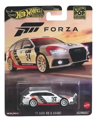 Hot Wheels Premium 1:64  2024 Audi RS 6 Avant '17 weiß 'Forza' HXD63 Neu OVP