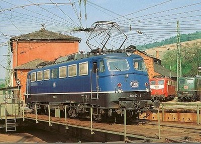 AK · Elektro-Lok 110 271 (E10) DBAG - Bw Würzburg Hbf. - 1994  (119.10)