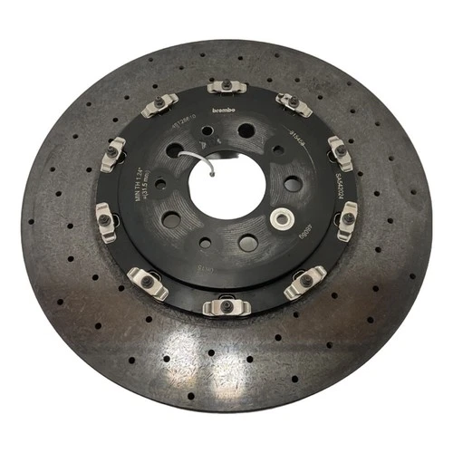 2021 FERRARI F12 812 1 REAR BRAKE DISC CARBON CERAMIC ONLY 600 MILES 315458
