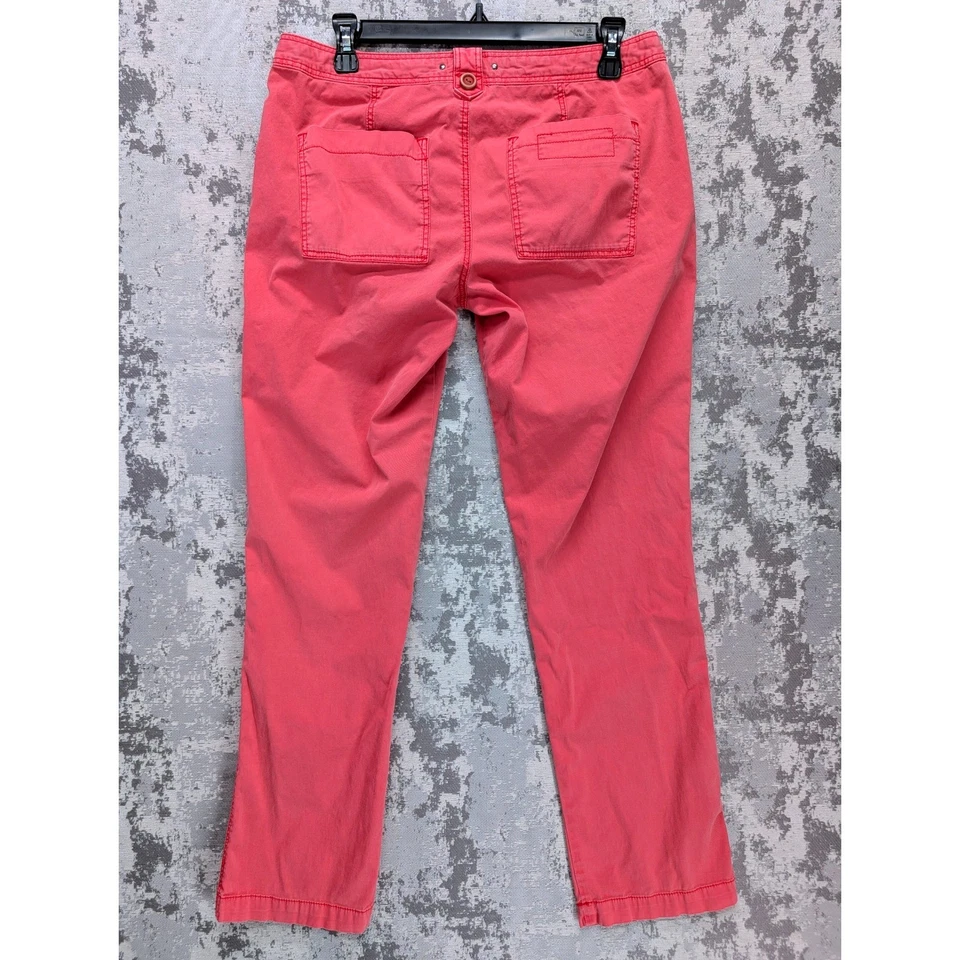 Pantalones cortos utilitarios Hei Hei Anthropologie rosa con botones W30 L29 Foto 2 de 4