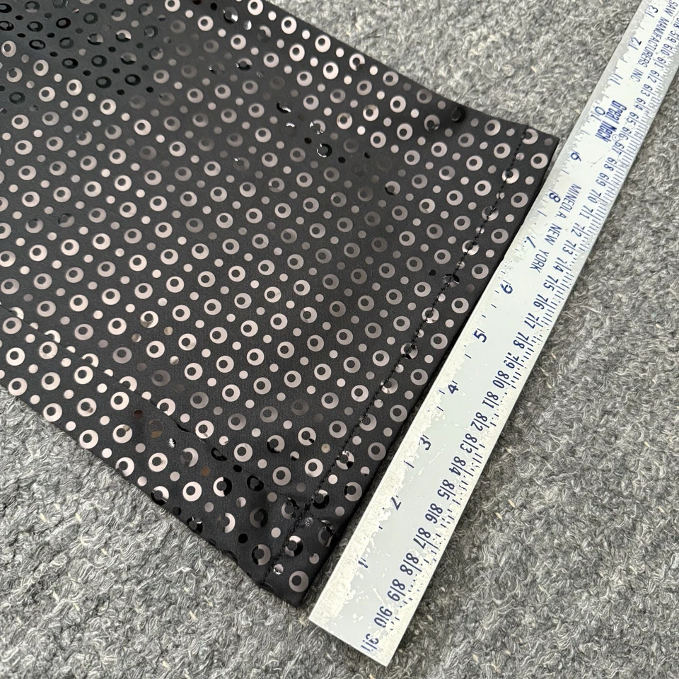 Z. Cavaricci Pants Women 7 Vintage 90s Y2K Glam Black Sequin Flare Disco Club - Image 3 of 4