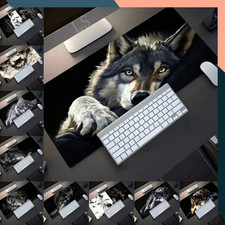 Wolf Gaming Mouse Pad XXL Large Extended Desk Mat Non Slip Animal