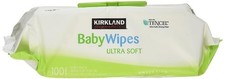 Kirkland Signature Baby Wipes Ultra Soft Unscented Strong Fiber Moisturizes...