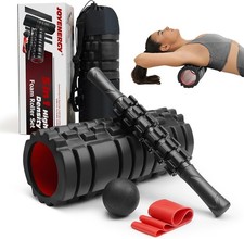5 in 1 Foam Roller Set High Density Patented Foam Roller for Exercise