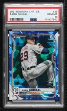 2021 Bowman Chrome Sapphire Edition Tarik Skubal #28 PSA 10 GEM MT 17mk