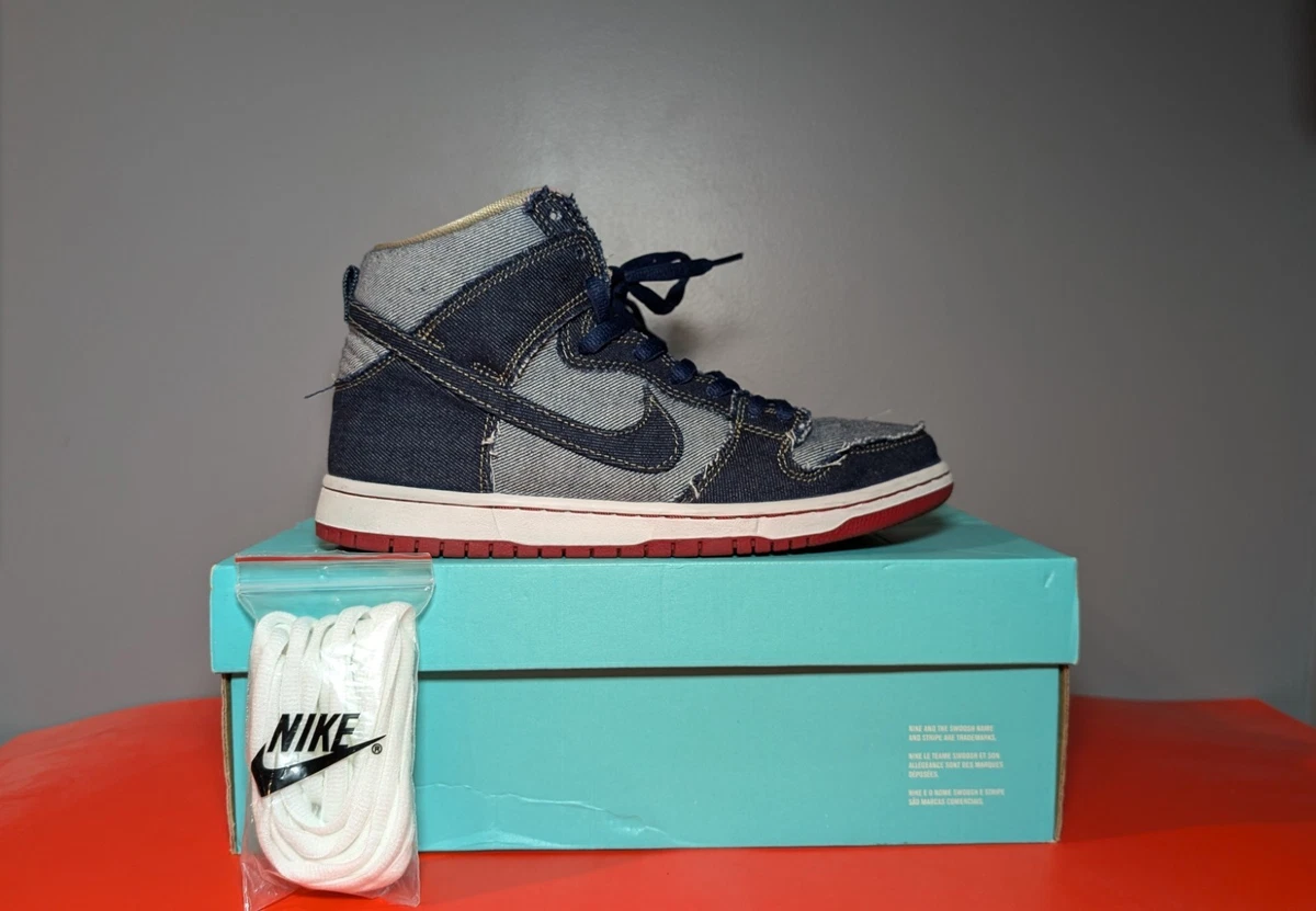 Nike Reese Forbes x SB Dunk High Denim | eBay