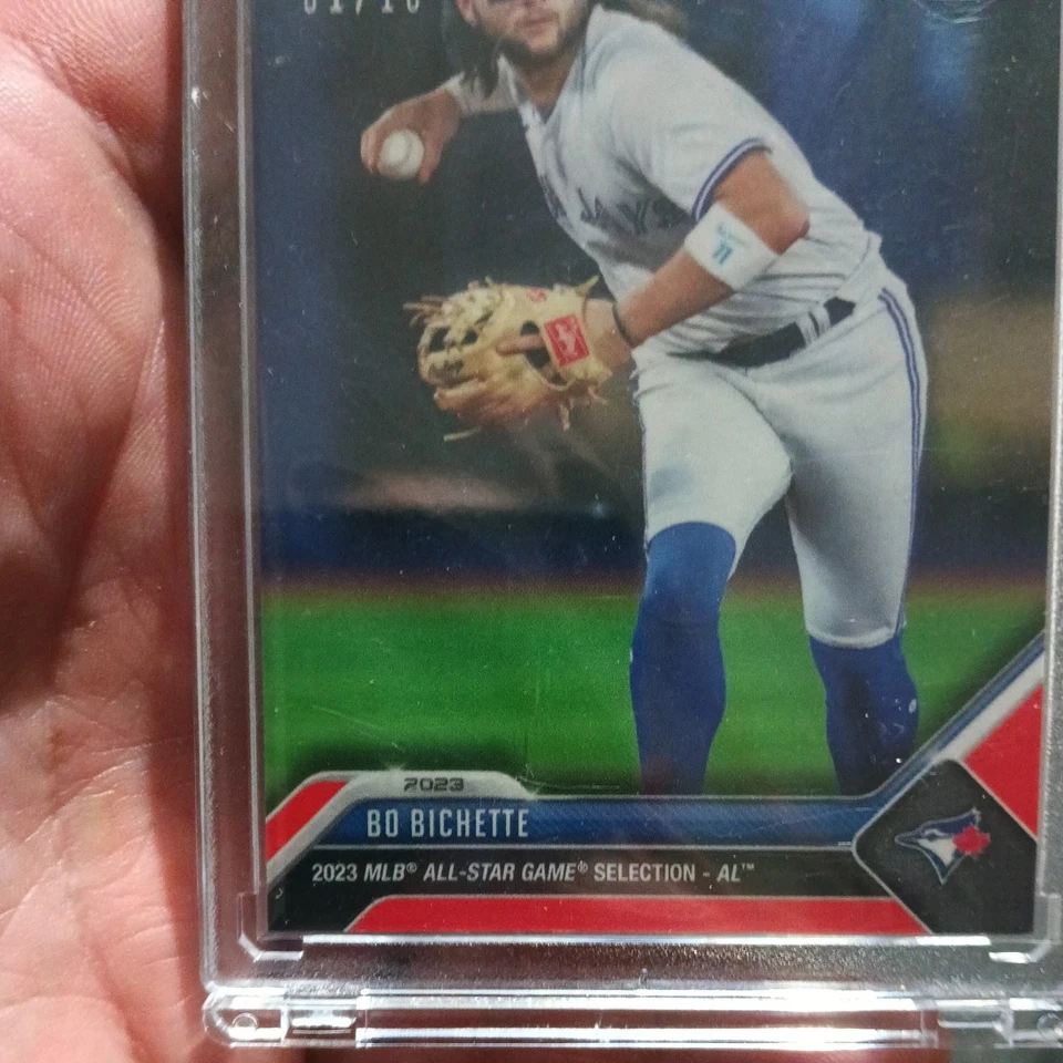 Bo Bichette 2023 Topps NOW All-Star Game Seattle ASG-BB Red Parallel 1/10 SSP - Image 3 of 4