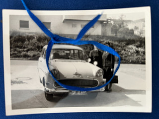 altes Photo Opel Rekord Olympia P1 Limousine 1966