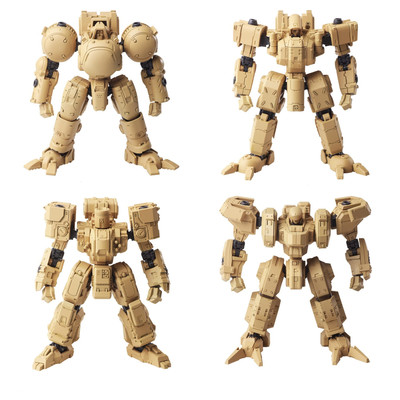 Front Mission Structure Arts Plastic Model Kit Series Vol.4 Box=4pcs Square Enix