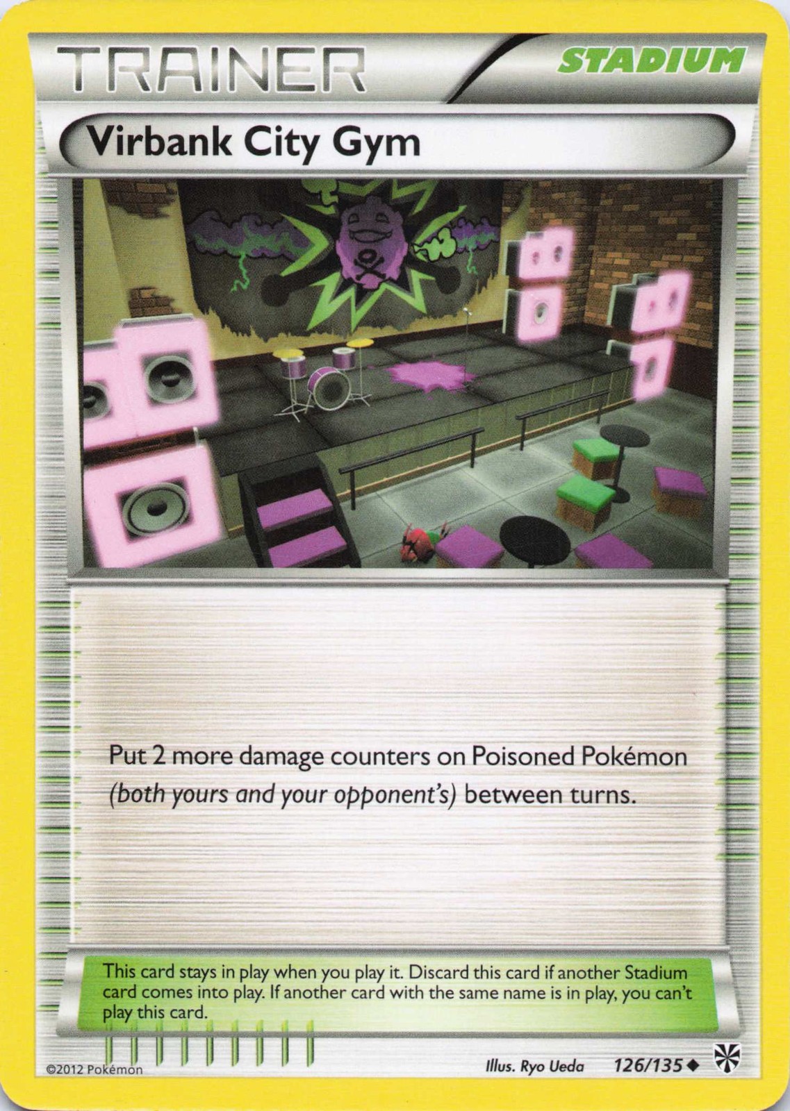 Virbank City Gym Uncommon Normal Plasma Storm 126/135 NM