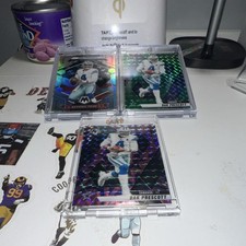 Panini Mosaic Dak Prescott Dallas Cowboys National Pride Parallel 3 Card Lot