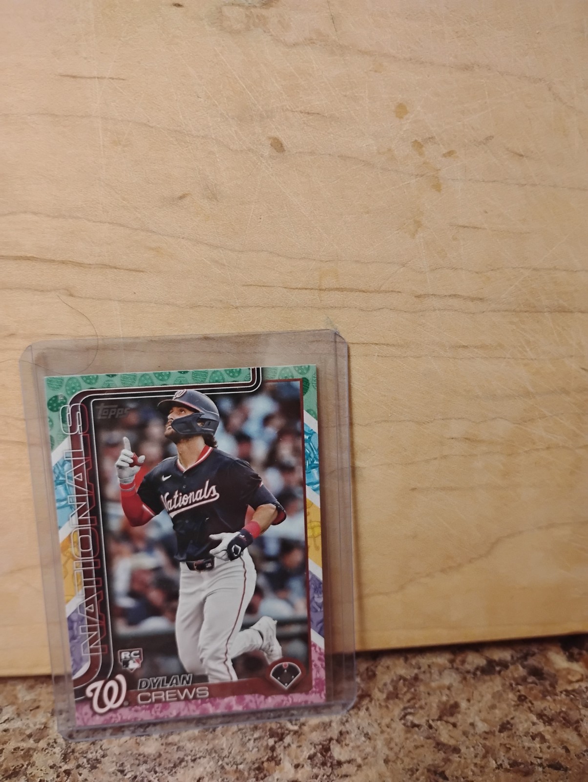 2025 Topps Series 1 Easter Egg Pastel SP!! Dylan Crews RC Card #74 