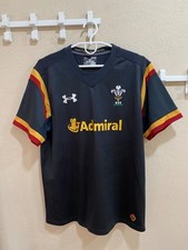 Wales 2014/15 Away Rugby Union Shirt Under Armour Jersey Size M