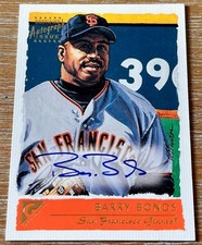 BARRY BONDS 2001 Topps Gallery #GA-BB AUTOGRAPHS ON-CARD AUTO AUTOGRAPH !