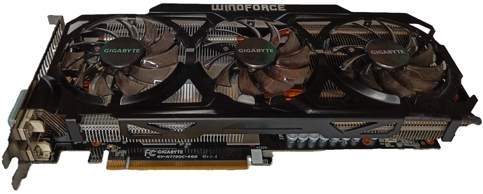 SCHEDA GRAFICA GIGABYTE Nvidia GeForce GTX 770 OC, 4GB 256 BIT - 2 DVI, HDMI, DP - Immagine 3 di 4