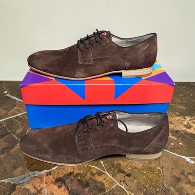 THINK!  Guru  Herren-Schnürschuhe / Derbies   Echtes Wildleder Mocca   Gr. 44