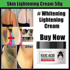 KOJIC ACID Skin Whitening Lightening Ultra Brightening Dark Spot Cream 1.7 fl oz