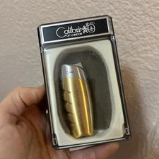 Vintage Colibri England Pocket Butane Stylish Box Old Cigarette Lighter Tobacco