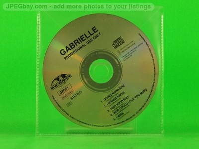 GABRIELLE GOING NOWHERE (L61) 5 TRACK PROMO CD WITH PLASTIC SLEEVE GO BEAT