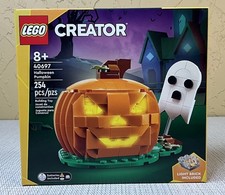 LEGO Halloween Pumpkin 40697 Creator 254 Pieces Light Brick Included Set Sealed