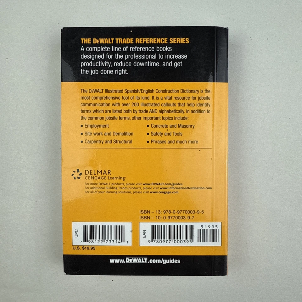 DEWALT Spanish/English Construction Dictionary: Illustrated Edition - Image 2 of 4