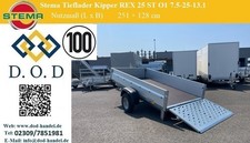 neuer Pkw Anhänger Stema REX 25 750kg 0,75t mit Rampe kippbar Multianhänger
