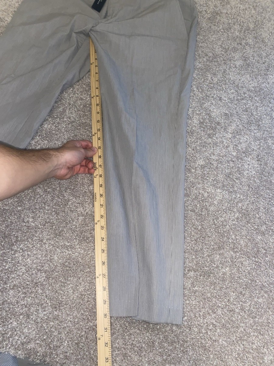 Pantalon Habillé Homme Kenneth Cole Reaction - Gris Clair, Taille US 35R (IT 52R), Plat Devant