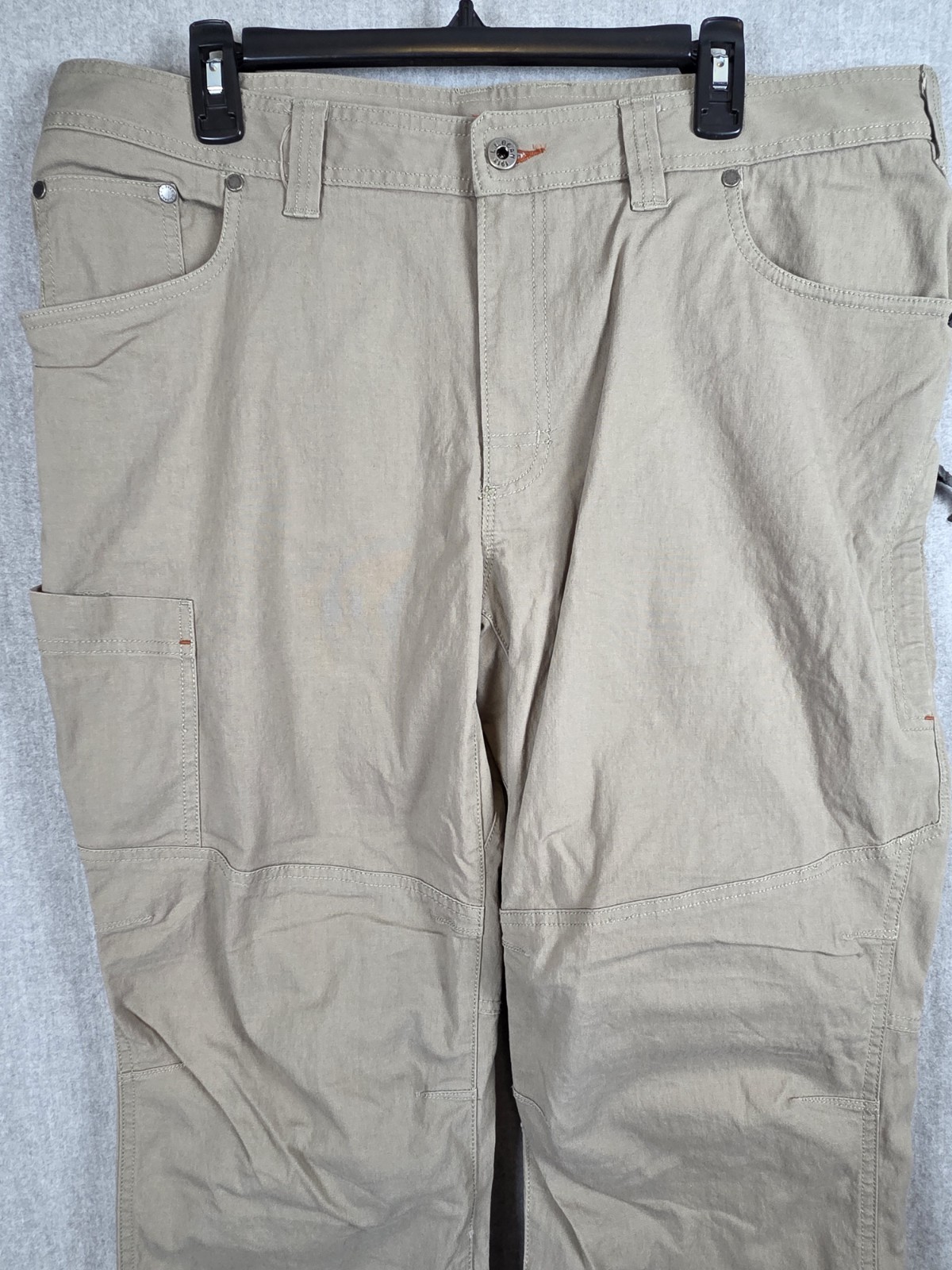 LL Bean Riverton Canvas Cargo Utility Pants Mens 38x30 Stretch Hiking Gorpcore