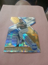 2019 Panini Elite Die Cut 63 of 75 Gold Brennan Malone RC Arizona #33