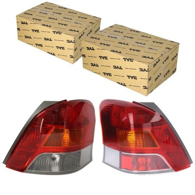 2x TYC Heckleuchte Rückleuchte L+R für YARIS XP90 01.05-11.10 TOYOTA