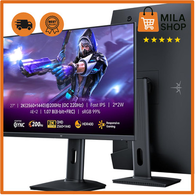 Gaming Monitor 27 Zoll QHD 2560x1440 200Hz IPS HDR HDMI DisplayPort USB-C Hub